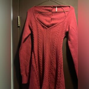 Free people ‘small world’ Knit mini dress